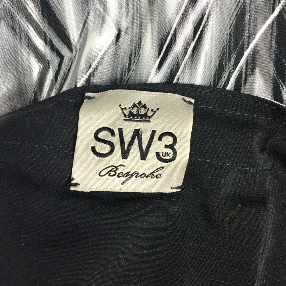 SW3 Bespoke Women's Skirt Silk A Line Maxi
Length Drawstring Waist Front Slits M - Picture 13 of 15